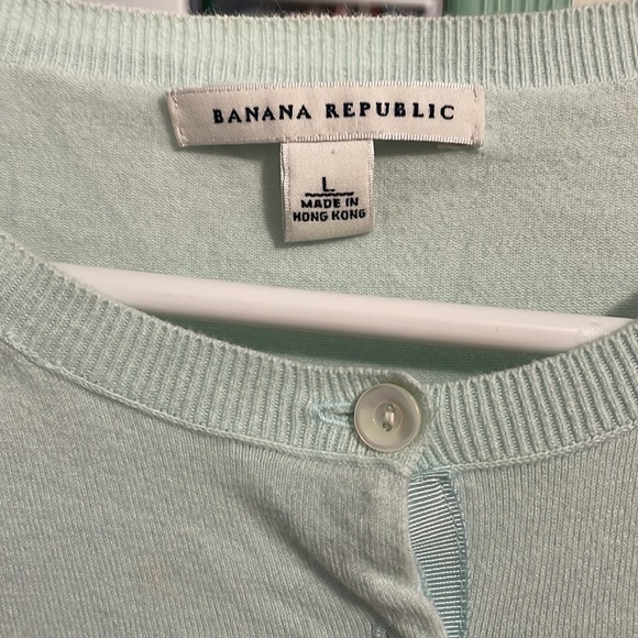 banana republic light blue cardigan - Picture 3 of 3